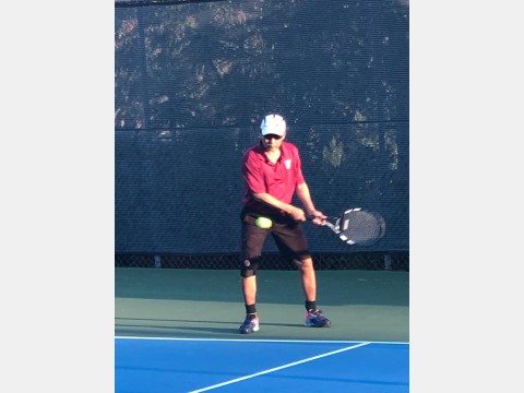 Right photo of tennis players